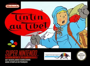 Tintin in Tibet (Europe) (En,Fr,De,Nl) box cover front